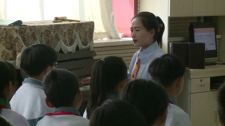 湘文艺版音乐五下《（演唱）编花篮》山东孙老师-市一等奖