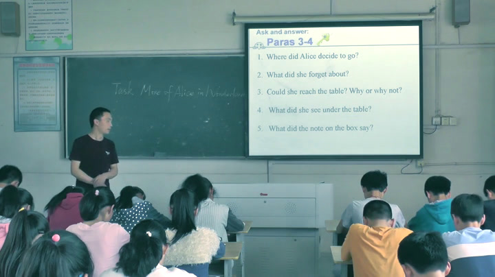 牛津译林版英语七下《Task：More of Alice in Wonderland》江苏鞠老师-市一等奖