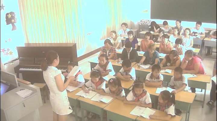 湘文艺版音乐五下《（听赏）长城谣》山西王老师-市一等奖