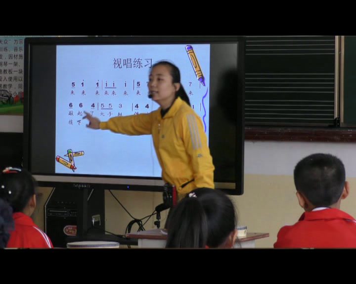 湘文艺版音乐五下《（演唱）在葡萄架下》山西郭老师-市一等奖