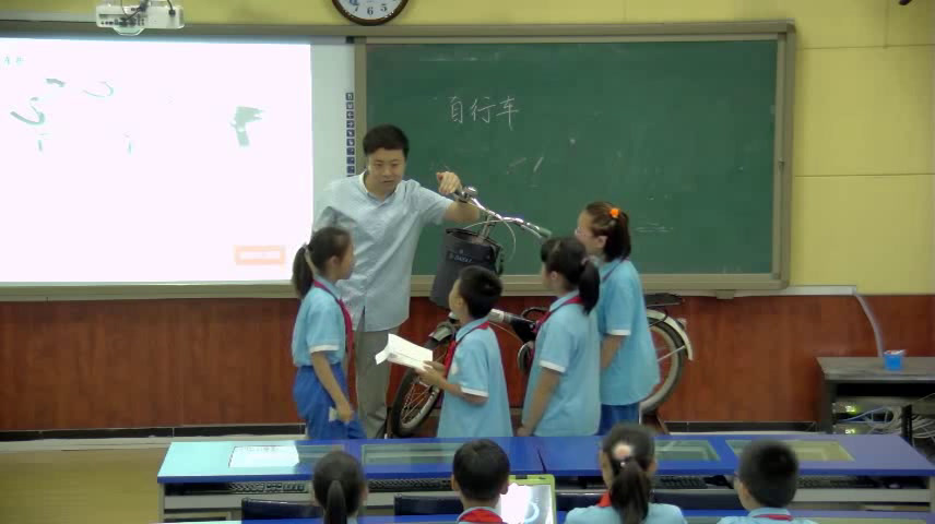 冀人2001版科学五下《5自行车》河北聂老师-市一等奖