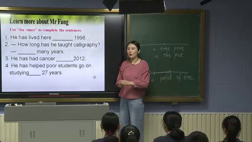 牛津译林版英语八下《Grammar：Using have has been and have has gone & Verbs with for and since》江苏老师-市一等奖