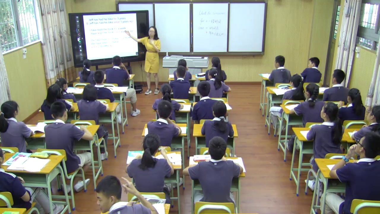 牛津译林版英语八下《Grammar：Using have has been and have has gone & Verbs with for and since》广东周老师-市一等奖