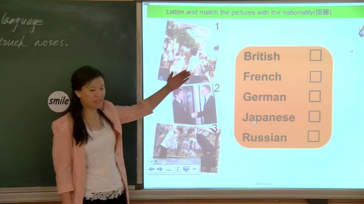 外研版英语七下《Unit 1They touch noses》天津马老师-全国一等奖