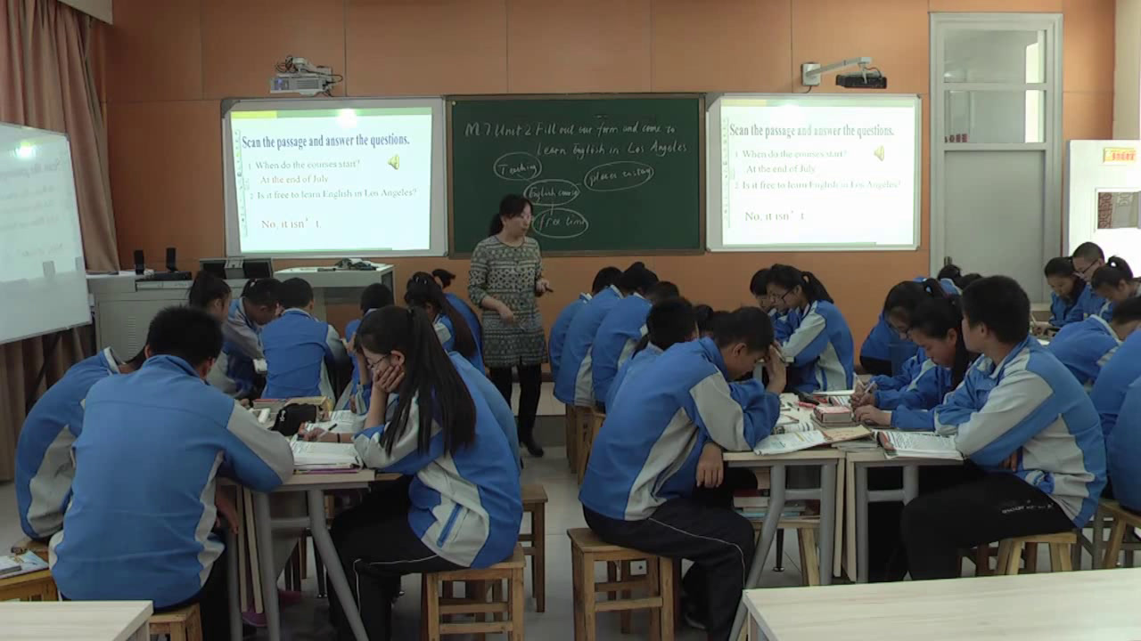外研版英语八下《Unit 2 Fill out our form and come to learn English in Los Angeles》内蒙王老师-市一等奖