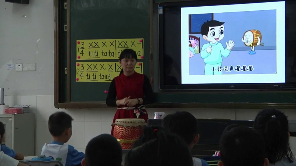 花城粤教版音乐一下《歌曲《小鼓响咚咚》》广东刘老师-县级优课