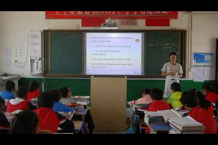 冀教版英语八下《Lesson 47 Connected to Nature》陕西老师-县级优课