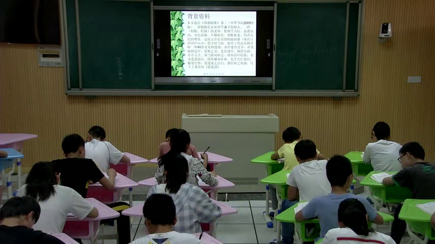 泸教版语文七下《一三爱莲说》江苏张老师-市一等奖