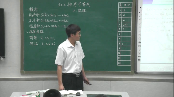 人教A版数学选修4-5《三排序不等式》河南张老师-全国一等奖