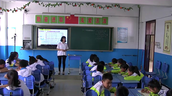 华东师大版数学七上《有理数的乘法法则》吉林韦老师-县级优课