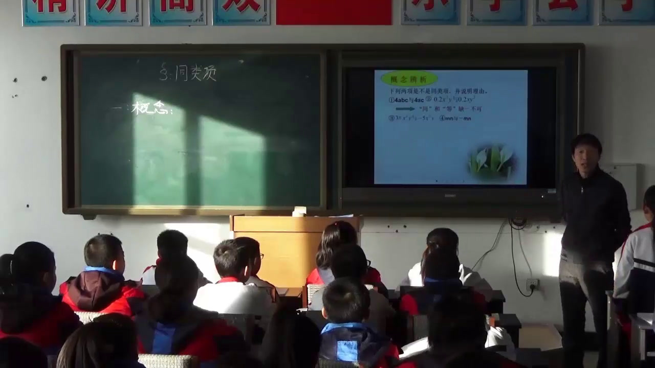 华东师大版数学七上《同类项》吉林付老师-全国一等奖
