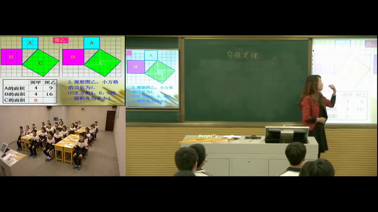 华东师大版数学八上《阅读材料勾股定理史话》河南老师-