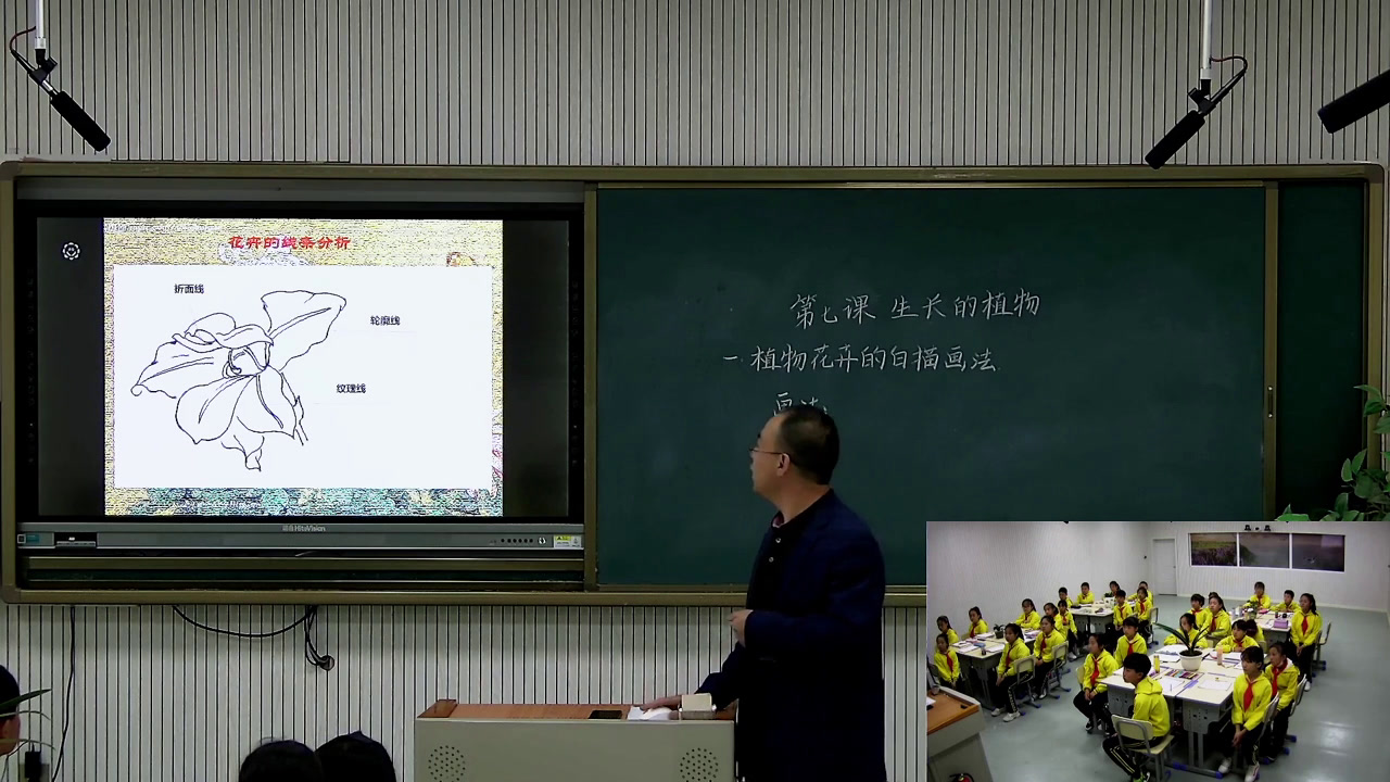 浙人美版美术四下《7生长的植物》黑龙江梁老师-全国一等奖