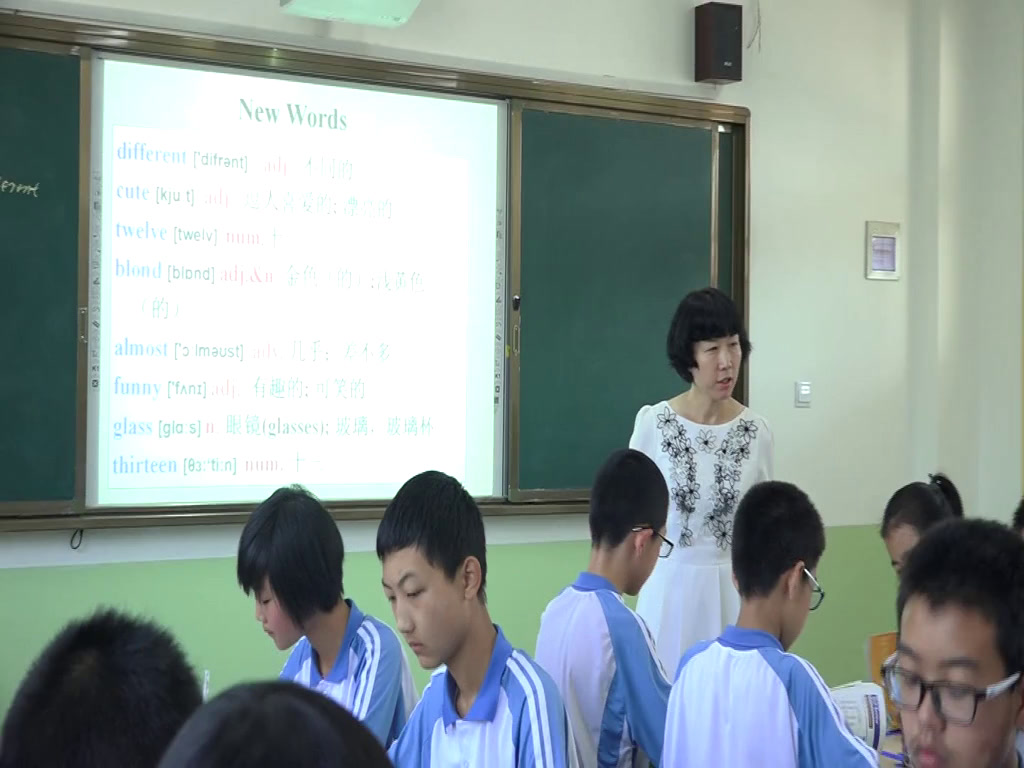 冀教版英语七上《Lesson18WeAllLookDifferent》甘肃展老师-县级优课
