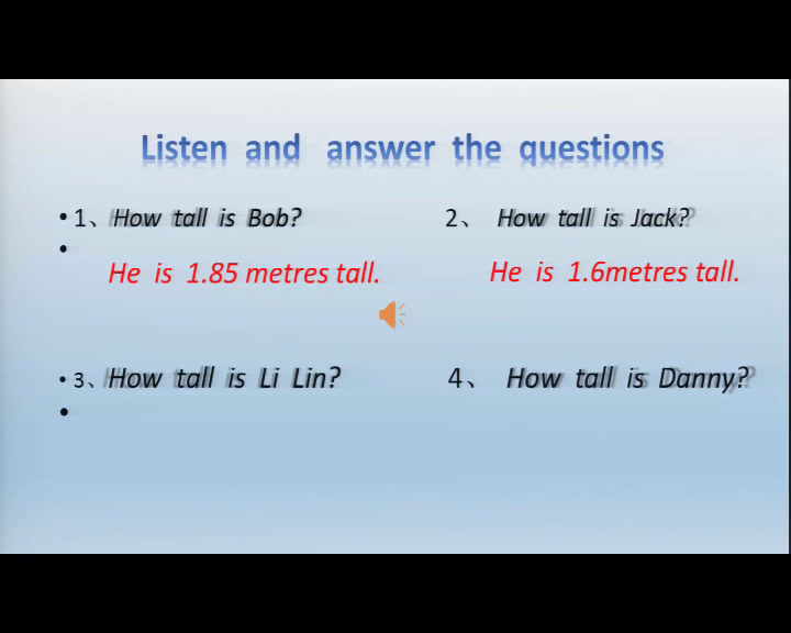 冀教版英语七上《Lesson15TallorShort》甘肃王老师-市一等奖