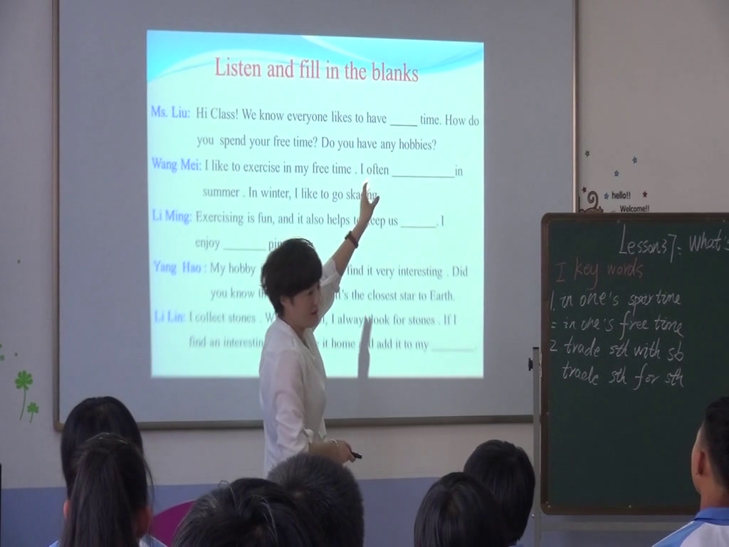 冀教版英语八上《Lesson37What’sYourhobby》甘肃魏老师-县级优课