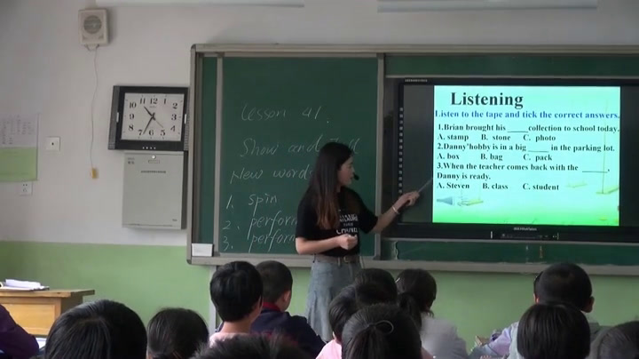 冀教版英语八上《Lesson41ShowandTell》甘肃程老师-市一等奖