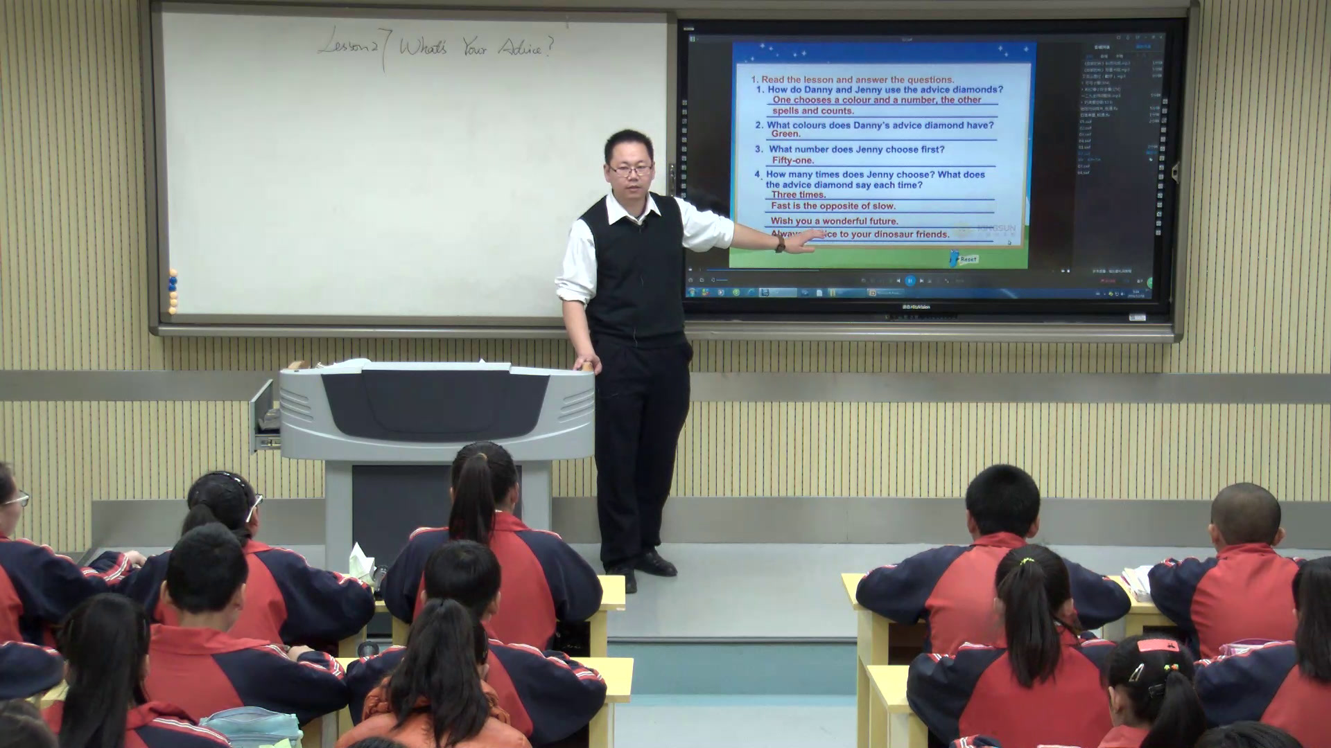 冀教版英语八上《Lesson27What’sYourAdvice》甘肃李老师-省一等奖