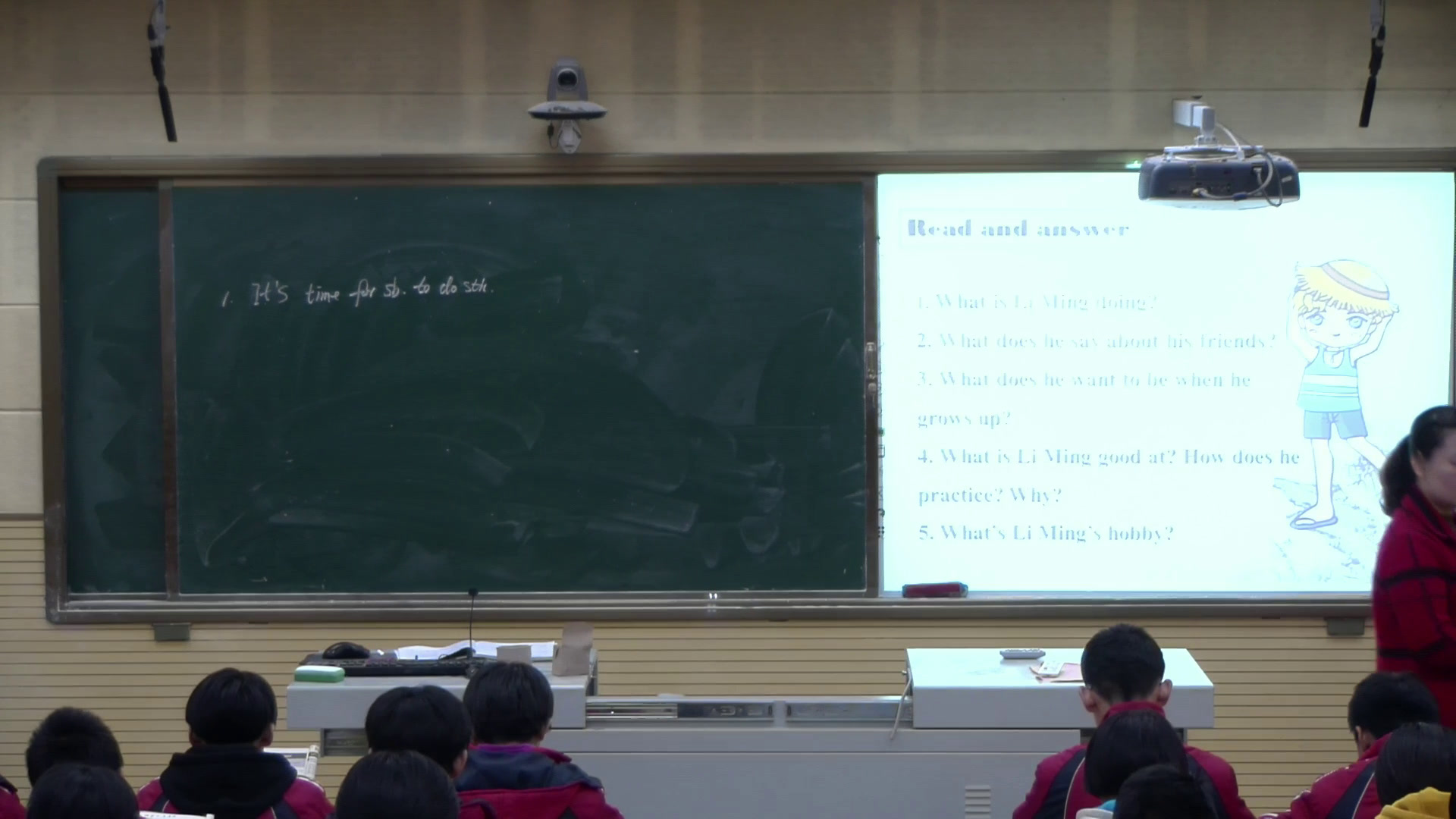 冀教版英语八上《Lesson48LiMing’sReport》河北王老师-县级优课