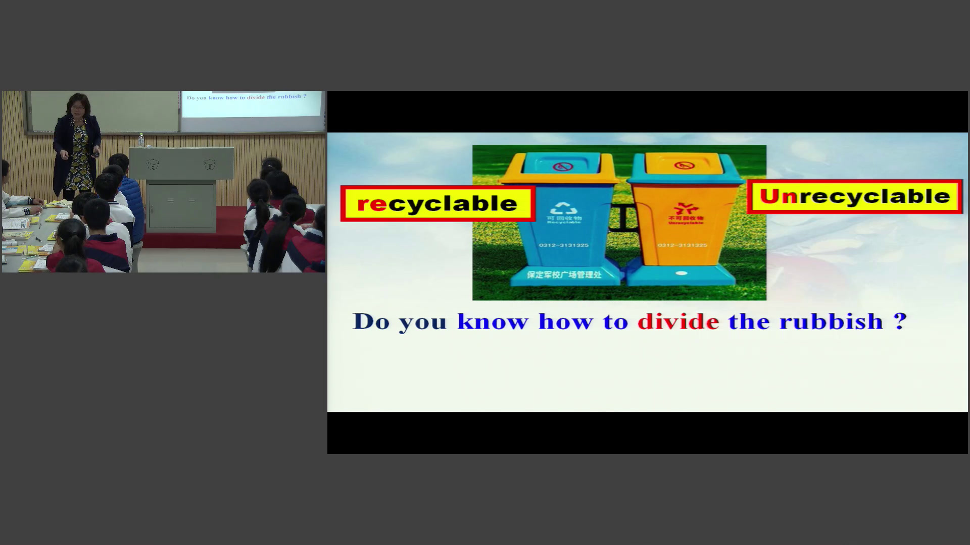 外研版英语九上《Unit2 Repeat these three words daily:reduce, reuse and recycle.》广西陶老师-省一等奖