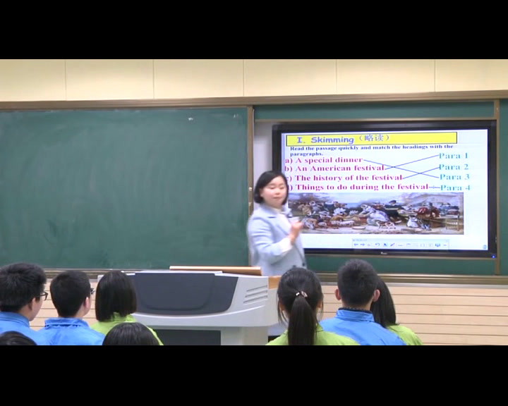 外研版英语九上《Unit2 we have celebrated the festival since the firstpioneers arrived in America》安徽张老师-全国一等奖